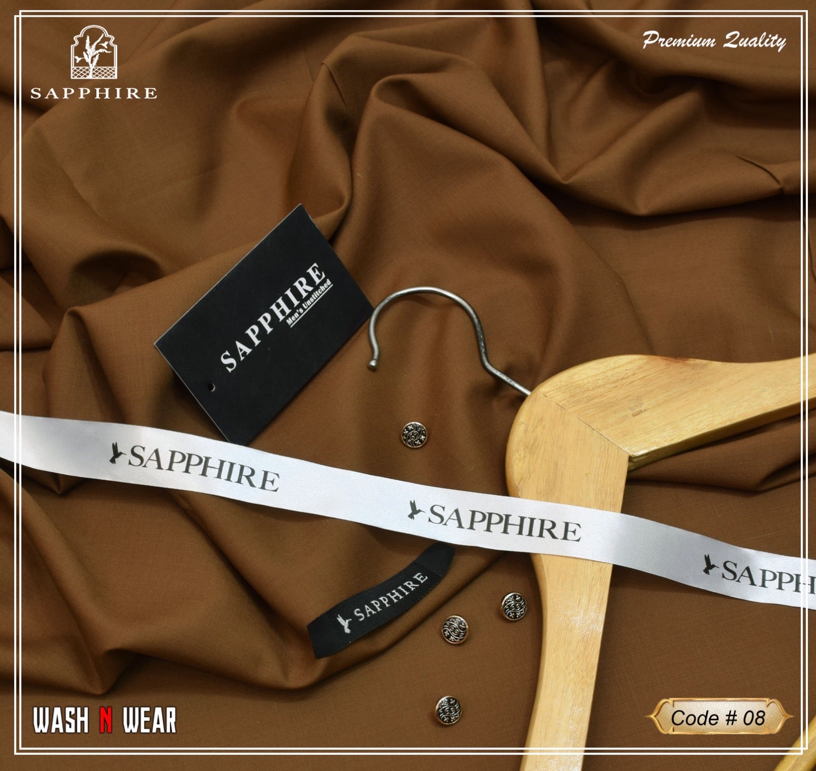 Sapphire Wash N Wear | Caramel